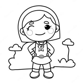 Word Girl Coloring Page 54441-45315