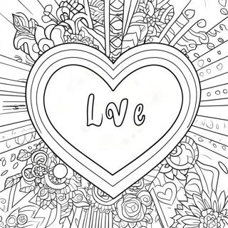 Share The Love Logo Coloring Page 54451-45327