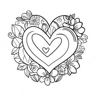 Share The Love Logo Coloring Page 54451-45328