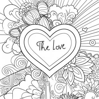 Share The Love Logo Coloring Pages