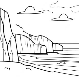 Oregon Coastline Coloring Page 54462-45332