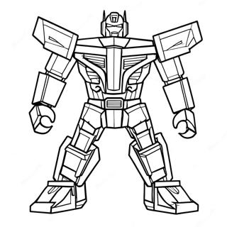 Lego Transformer Coloring Page 54471-45342