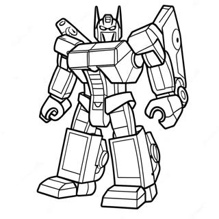 Lego Transformer Coloring Page 54471-45343