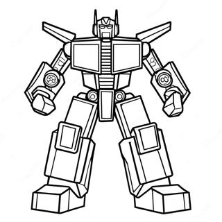 Lego Transformer Coloring Page 54471-45344