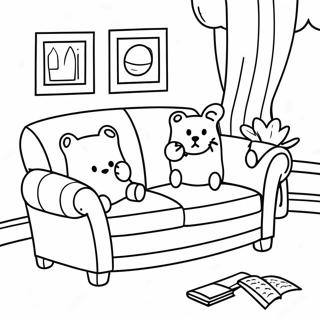 Nugget Couch Builds Coloring Pages