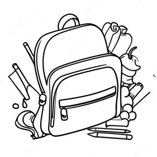 Back To School Night Coloring Pages