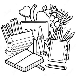 Back To School Night Coloring Page 54501-45367