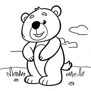 Brown Bear Brown Bear Coloring Page 5452-4362