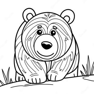 Brown Bear Brown Bear Coloring Page 5452-4364