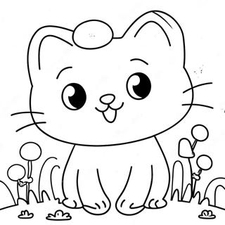 Candy Cat Poppy Playtime Coloring Page 54531-45387