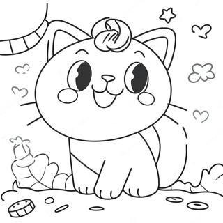 Candy Cat Poppy Playtime Coloring Page 54531-45388