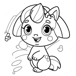 Rainbow Ruby Coloring Page 54541-45399