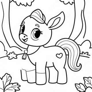 Rainbow Ruby In A Magical Forest Coloring Page 54542-45402