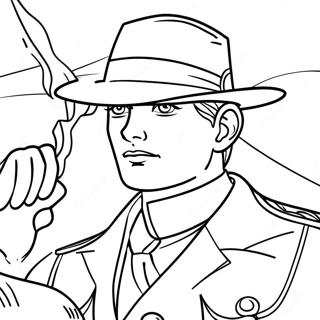 Levi In Action Coloring Page 54552-45407