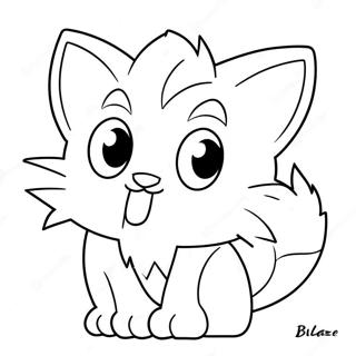 Blaze The Cat Coloring Page 54581-45440