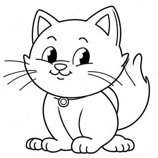 Blaze The Cat In Action Coloring Page 54582-45442