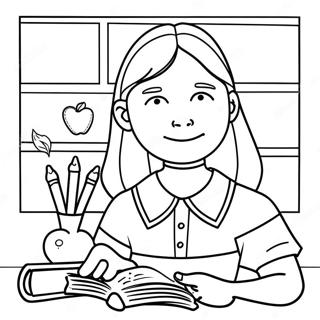 Teachers Day Coloring Page 54611-45455