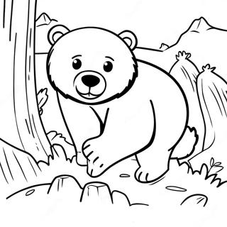 Grizzly The Bear And Lemmings Adventure Coloring Page 54642-45481