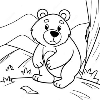 Grizzly The Bear And Lemmings Adventure Coloring Page 54642-45483