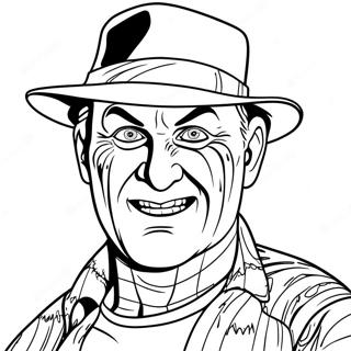 Freddy Krueger Coloring Page 54651-45486