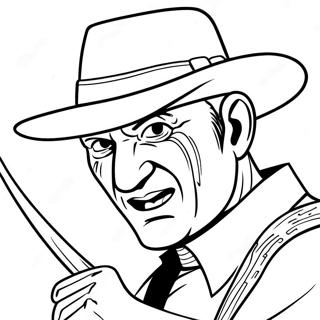 Freddy Krueger Coloring Page 54651-45487