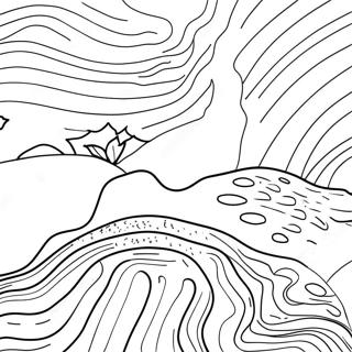 Colorful Soil Layers Coloring Page 54682-45506