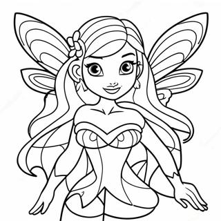 Winx Club Flora Coloring Page 54711-45542