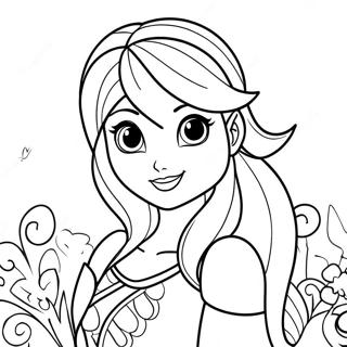 Winx Club Flora Coloring Page 54711-45544