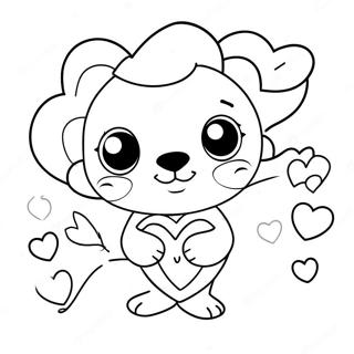 Preschool Valentines Coloring Pages