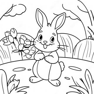 Peter Rabbit In A Garden Coloring Page 54732-45557