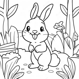 Peter Rabbit In A Garden Coloring Page 54732-45558