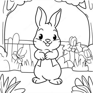 Peter Rabbit In A Garden Coloring Page 54732-45559