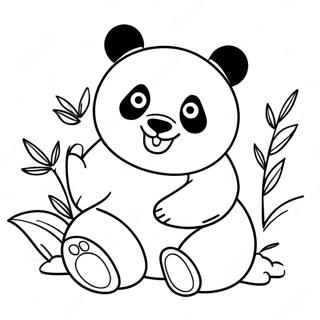 Playful Panda Wwf Coloring Page 54742-45564