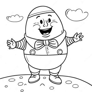 Colorful Humpty Dumpty Coloring Page 54762-45581