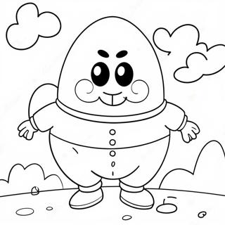 Colorful Humpty Dumpty Coloring Page 54762-45583