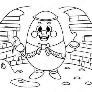 Colorful Humpty Dumpty Coloring Page 54762-45584