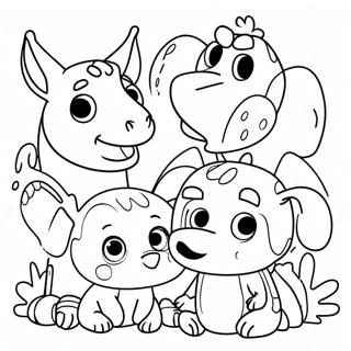 Bing And Friends Coloring Page 54772-45586