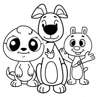 Bing And Friends Coloring Page 54772-45587