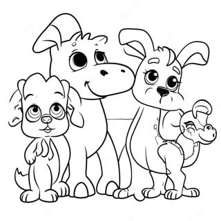 Bing And Friends Coloring Page 54772-45588