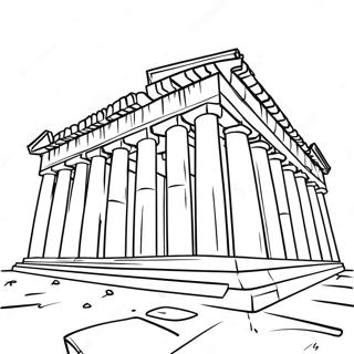 Parthenon Coloring Page 54821-45616