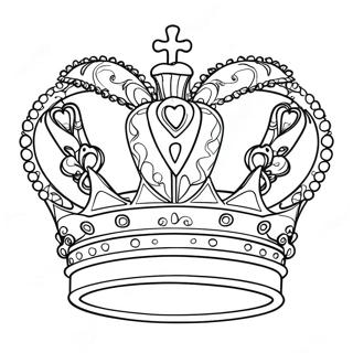 Crown Coloring Page 5482-4388