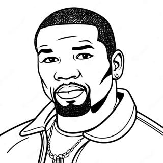 50 Cent Coloring Page 54831-45634