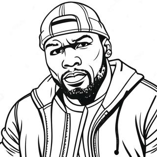 50 Cent Coloring Page 54831-45636