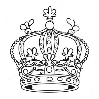 Royal Crown Coloring Page 5483-4389