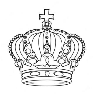 Royal Crown Coloring Page 5483-4391