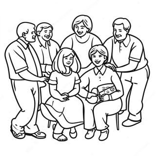 Family Reunion Coloring Page 54851-45638