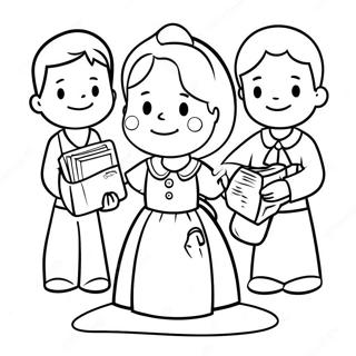 Sunday School Coloring Page 54861-45658