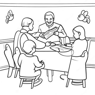 Sunday School Coloring Page 54861-45659