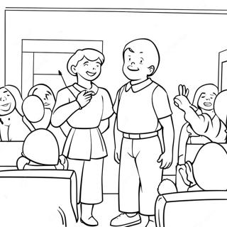 Sunday School Coloring Page 54861-45660