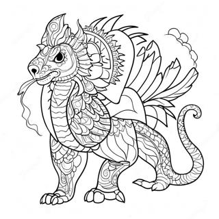 Te Ka In Action Coloring Page 54902-45691